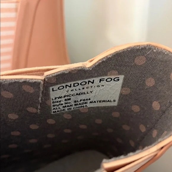 London Fog Blush Women's Ankle Rain Boots - Picture 3 of 6